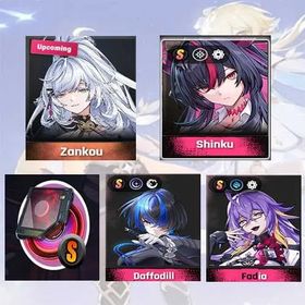 Asia lv 3-6| Zankou + Shinku + Shinku weapon + Daffodill + Fadia | The selector has not been used， Fresh account，tutorial only，Fast delivery