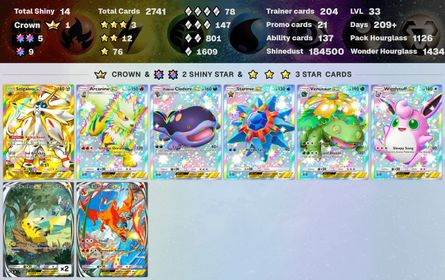 🌟 4312 ENG cards ✨ Pack Hourglass 2378 ✨ 2 Crown