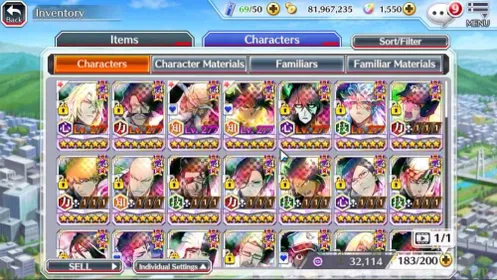 GLOBAL|BP 563K+1,5K Orb FreshStory|2 MT|TYBW26 (Jugram,Yhwach,Genryusai,Yoruichi),11th (Ulquiora,GrimJow},Etc|9 Char 5/5|BBS2858