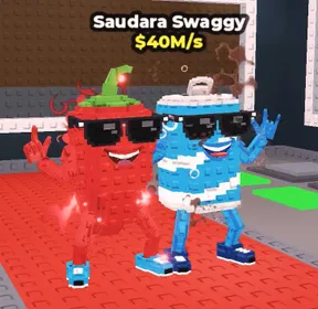 Swaggy Bros 40M/s | INSTAN DELIVERY | Secret Rarity | Steal A BrainRot