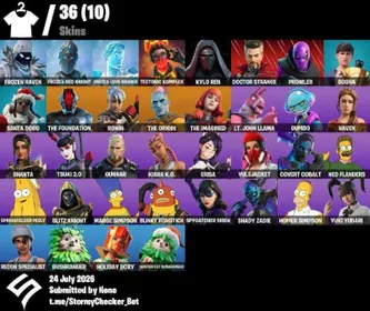[PC/XBL/PSN] | 36 Skins | Santa Dogg | Yulejacket | Covert Cobalt | Holiday Boxy | Ned Flanders | Default Pickaxe | Reaper | Dogg Treat | 950 VB