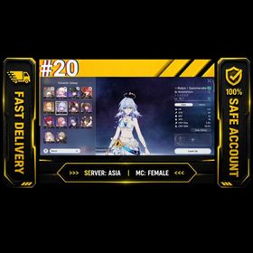 #A20. Sv.Asia | Starter TL 4 | Robin Summertto, Gilgamesh, Sparkle [Free 1 Ssr Golden Companion]