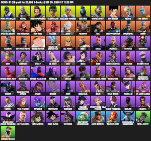 [PC/PSN/XBOX] 81 skins | Point Patroller | Havoc | Sub Commander | Trailblazer | Blizzard Bomber | Sultura | Rogue Agent | Son Gohan | Mizuki | The Origin | 900 VB