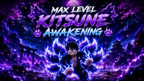💥 MAX LEVEL 2800💥 KITSUNE AWAKENING 💥0-30M BOUNTY 💥UNLINKED 💥 BLOX FRUITT 💥
