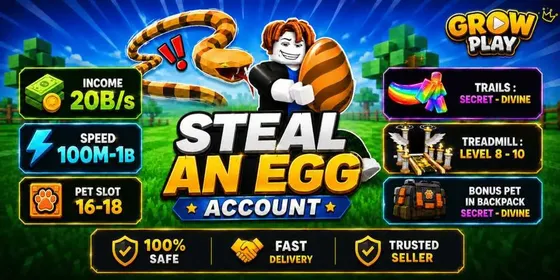 20B+/s Income | Account - Steal An Egg