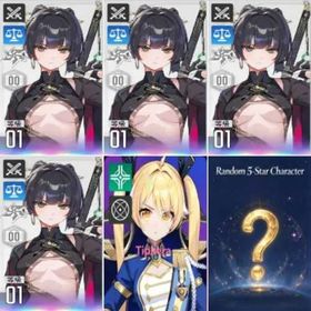 Asia|LV5-LV11|Rossweisse+Rossweisse+Rossweisse+Rossweisse+Tiphera+Random 5-star characters|Selection×3|Only completed tutorial stage 1-3|Beginner banner pulls unused|Fast Delivery