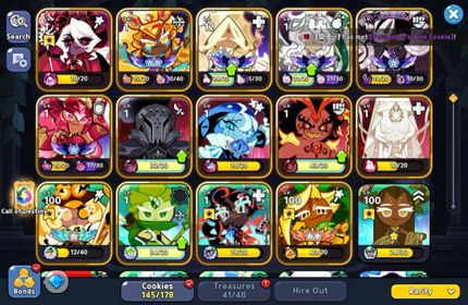 [ Dark Cacao Sv ] Starter Account Meta Cookie ( Dark Enchantress , Timekeeper , Time Shadow , Nether Queen , Ananas , Millennial Tree Etc.) - Story 4-12 - Have Elphaba Cookie