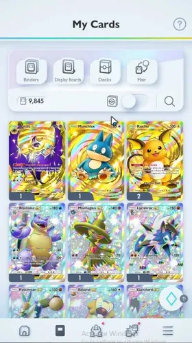 EN 9,8K Card|214 EX|3 Crown(Lunala,Munchlax,Raichu) 54 Shiny|MegaDeck(Rayquaza,Sharpedo,Lucario,Charizad),Etc|407K Dust|PKM1099
