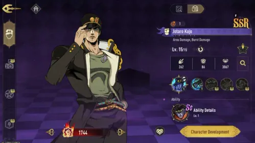 EUROPE | LVL3 STARTER JOTARO KUJO ALL SELECTOR ON LOG GUEST