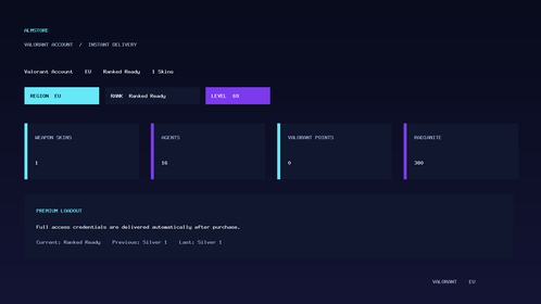 [EU] Ranked Ready | 1 Skins |