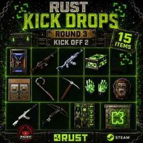 Round 3 | 15 Skins | Kick Off 2 | Rust Kick Drops