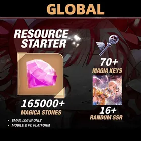 Global Server|165000+Magica Stones+★5 Mami Tomoe -Fiore Finale+Magia Key×70+5★kloku Guaranteed Magla Key x2+16-21 Random Five-Star Characters+Account story is complete/Android/iOS Interoperability|Magia Exendra