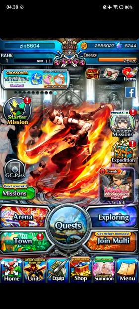Global | 5300-6000+ Crystal | 1-5 Random Ascend Char Fresh Starter | [Grand Summoners]  5000+