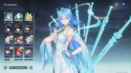 SEA UL 10 Male Mc | Qingxiao Sign + 14000 Astrite + 115 Radiant Tide + 8 Radiant Tide + Rebecca + Verina + 4-Star Random Character