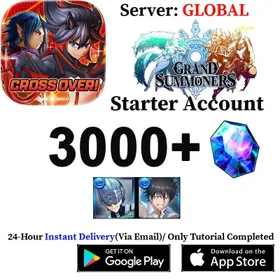 Global | 3000+ Crystal |Houka  + Touma Kamijo. | [Grand Summoners]