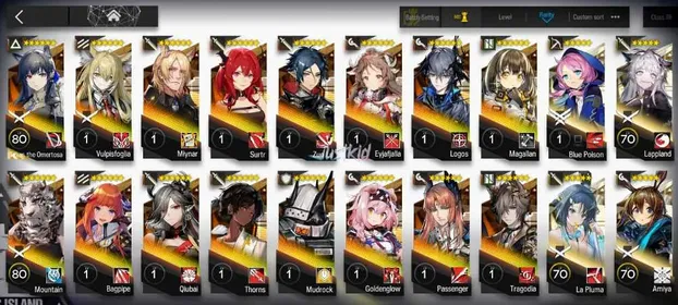 ARKNIGHTS GLOBAL STARTER 16*6 , LIMITED TEXAS ALTER , MLYNAR,LOGOS,TRAGODIA,EYJA,GOLDENGLOW,THORN,SURTR,MUDROCK,BAGPIPE,QIUBAI,MOUNTAIN,VULPISFOGLIA,PASSENGER,MAGALLAN