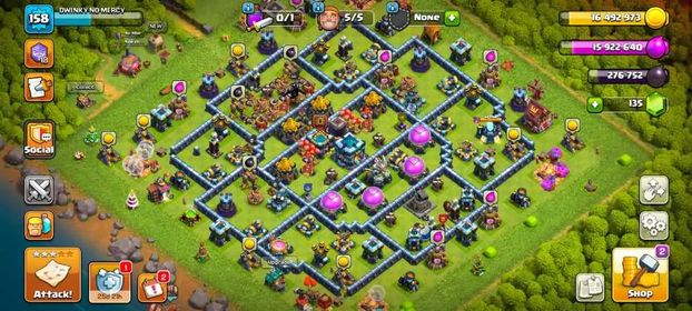 [GJ8] TH13 Max | Level 158 | HERO 75/75/50/50/25 | Good Hero Equipment | Read Description