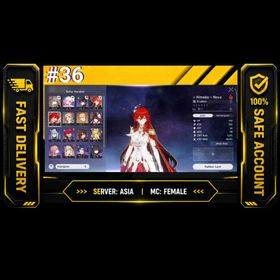 #A36. Sv.Asia | Starter TL 4 | Himeko Nova, Gilgamesh, Sparkle, Yanqing [Free 1 Ssr Golden Companion]
