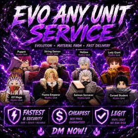 ANIME EXPEDITIONS | EVO YOUR UNIT SERVICE