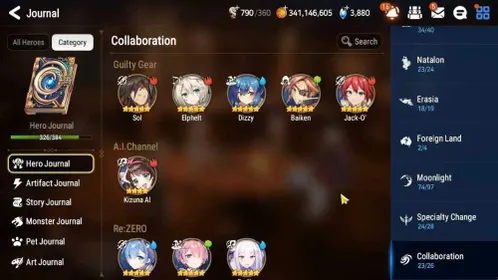 ASIA Verif END GAME|84% Hero Journal,42K GI+45 ML(AinzOal,BArunka,ZIO,etc)+Full ALL Collab,etc|MANY SKIN+Glory Coin|CheSS|ES5656