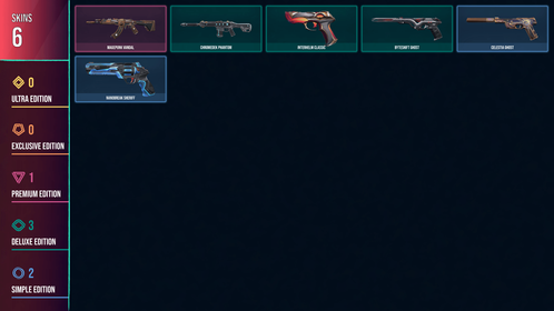 🥑 AP 🥑 6 SKINS 🥑 VALUE: 3050 VP 🥑 Magepunk Vandal 🥑 Byteshift Ghost 🥑 Chromedek Phantom 🥑 Interhelm Classic 🥑 Nanobreak Sheriff 🥑 Celestia Ghost 🥑 RANKED READY 🥑 80 LEVEL 🥑 INSTANT DELIVERY 🥑 FULL ACCESS 🥑 FgXQb 🥑