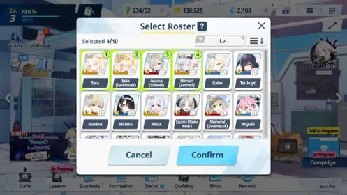 BA132 | GLOBAL | 4 Limited | Seia, Seia Swimsuit, Asuna School, Himari Armed, Kaho, Tsukuyo, Marina, Hinata, Reisa, Shun, etc.