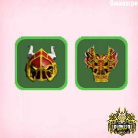 Gildenscale Warrior Set | Gilded Skies Warrior Armor & Helmet | Dungeon Quest Reborn