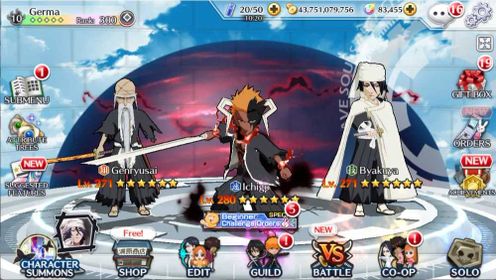 [GLOBAL] 83.500+ ORBS| 9999 Summon Ticket| BP  2.000.000++ | 3 MT Character| TYBW Ichigo HOS, Genryusai, Byakuya| 999999 Potions, Droplet| a lot of 5/5 Character| Super GG Account| Ready to Play| DETAIL VIDEO CHAR CLICK LINK IN DESCRIPTION
