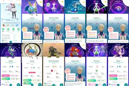🔥LV70 OP STARTER👑SHINY CROWNED SWORD ZACIAN👑CROWNED ZACIAN GF26 BG🐉SHINY MEGA MEWTWO Y BG💯HUNDOS: MEGA MEWTWO Y+PRIMAL KYOGRE+SHADOW GROUDON🐉8 SHINY LEG💯25 PRP✅