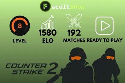 🌿🌊 SUMMER SALE - 10% 🌊🌿8 LVL FACEIT✅1580 ELO✅192 MATCHES✅|VERIFICATION ISN`T NEEDED|
