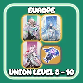 【Europe】Lynae + Denia + Qingxiao + Forged Dwarf Star | UL 8-10 | Login By Microsoft Email | Full Access