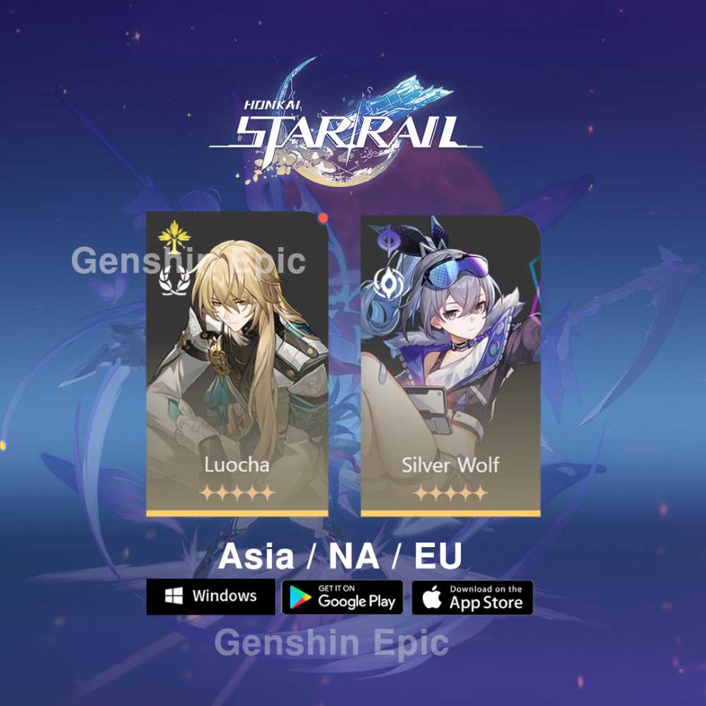 Asia|Female|Luocha+Silver Wolf| TL3-10 | 0-5 four-star characters 