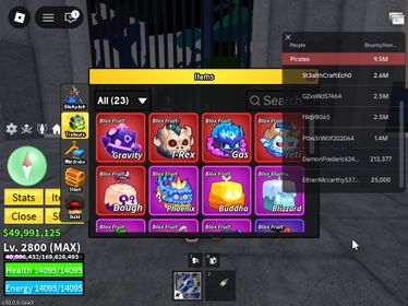 ID 618:Level 2800+God+ Yeti Gas Dough T-rex Gravity Inven|Unverified Account|Auto Delivery|Blox Fruits