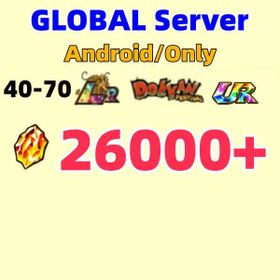 Android[GLOBAL][INSTANT]26000+ Dragon Stones+30-60 LR&UR DRAGON BALL Z DOKKAN BATTLE Farmed Starter Account|Dragon Ball Z Dokkan Battle