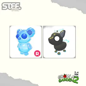 Package Ride Frostbite Cub & Fire Coal | Adopt Me Pet - Roblox