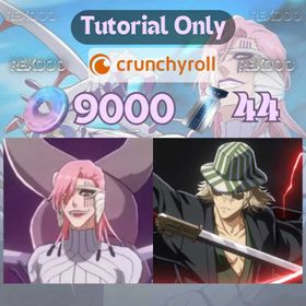 Starter · NA Crunchyroll · Szayelaporro + Kisuke Urahara + 9k Jade + 44 Standard Tickets · Gacha Reroll Account · Tutorial Only · Instant Delivery