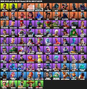 [PC/PSN/XBOX] 95 skins | John Wick | Trilogy | Omegarok | Peter Griffin | Spectra Knight | Blackheart | Zenith | Calamity | Omega | Raven | 50 VB