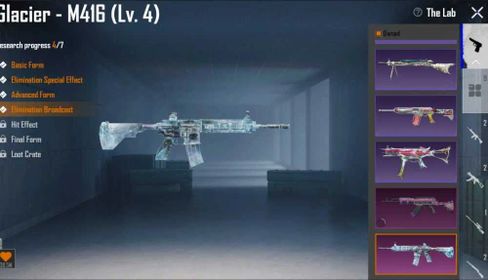 ❄️ Glacier M416 level 4 + DP Lv. 3 + S1897 Lv. 3 | 10X Gun Lab | Stacked PUBG Account for Sale
