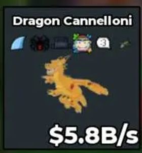 [INSTANT DELIVERY] Dragon Cannelloni (6 Traits)5.8B/s l Steal A brainrot