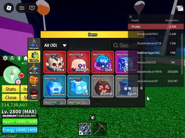 ID 588:LV2800+GOD+ Dough Gas T-rex Inven |Auto Delivery|Blox Fruits