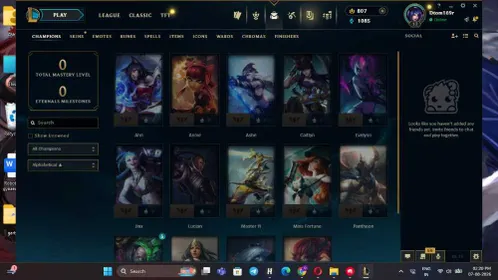 EUW LVL 17 FRESH SMURF! 🔥 36 SKINS + GOD-KING DARIUS 👑 807 RP INCLUDED! 🚀