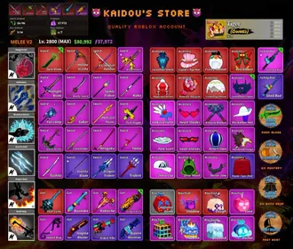 🐲Blox Fruit | PERM Tiger + 4 Gamepass [DBV2] + Ghoul V4 + 7 Mythical Accessory + CDK+HS+DBV2+S.Anchor+ S.Guitar + Sleigh Boat | Blade Ball: KILL-3129