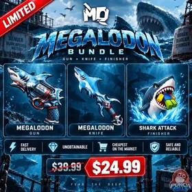 MURDER DUELS | MEGALODON SET | GUN + KNIFE + SHARK ATTACK FINISHER | LIMITED