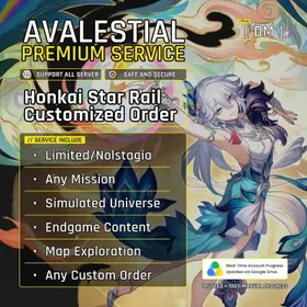 Customized Best Service Honkai Star Rail
