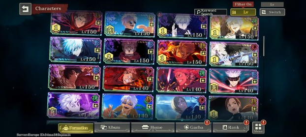 (Global EURO) Good Account 15 Limited (Have All Gojo) + Uraume + Masamichi Yaga Blue + Choso + Shoko + Mei Mei | Fast Delivery