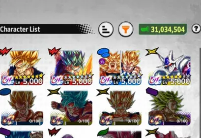 ANDROID+IOS- UL GokuVegeta FULL+UL Vegito Blue FULL+UL Cooler+24 Legends (Zamasu+Gohan yel 8s+ss4 Goku+ssj3 Goku+Cooler+Gotenks+Gogeta)Good Equip For Team (D462)