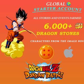 Compte Dokkan Battle Global IOS - 133 LR Dont Tous Les LR Anniversaire - 7100 DS