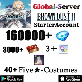 [Global] 160000+ diamonds+Beachside Angel Teresse | Single DrawTicket x 3000 | 5* Recruitment Ticket x 3 | Random 5* garment x 40 | Android/iOS interoperability] Instant delivery/BrownDust 2