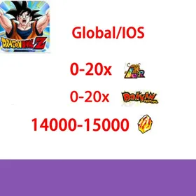 Global[ios /only]| 14000-15000diamond]| Dragon Ball Z Dokkan Battle |Fast delivery