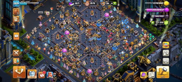 14 YEARS OLD ⚡️TH 18 FULL MAX BASE | ALL HERO MAX  110 110 95 85 55 25 | 27 EQUIPMENT MAX | RARE ID 6 DIGIT | LVL 269 | LEGEND LEAGUE